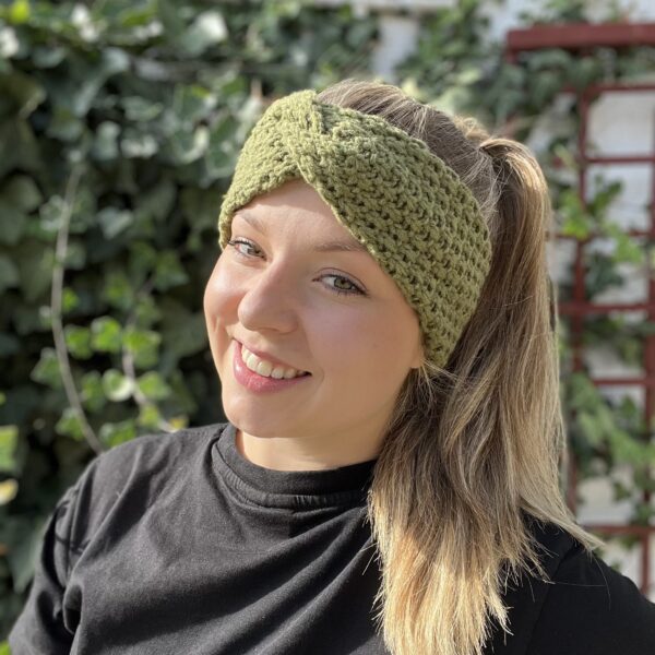 Stirnband Lucy - Olive – Bild 2
