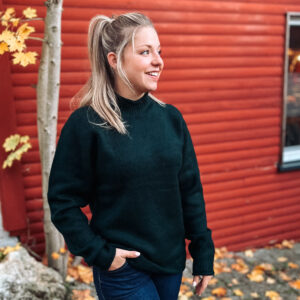 Green kuschel pullover